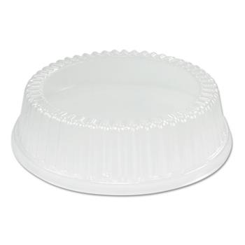 Dart Dome Covers for Use With 9&quot; Foam Plates, Clear, Plastic, 125/Bag, 4/Bags Carton