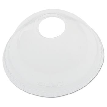 SOLO Cup Company Ultra Clear Dome Cold Cup Lids for 16-24 oz Cups, PET, 1000/CT