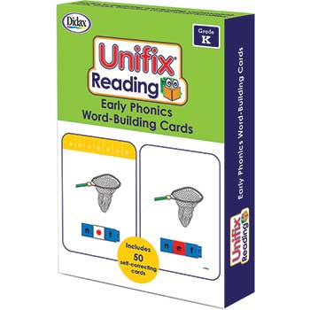 Didax Unifix&#174; Word Building Cards, Grade K
