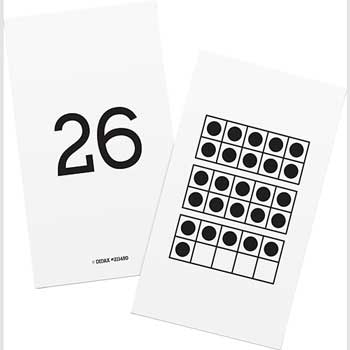 Didax 1-50 Ten-Frame Cards