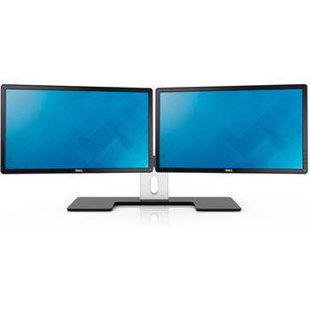 Dell Dual Monitor Stand, 24 in, Black/Silver