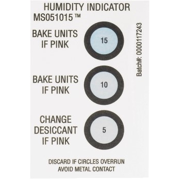 W.B. Mason Co. Humidity Indicators, 5-10-15%, 2&quot; x 3&quot;, White, 125/CS