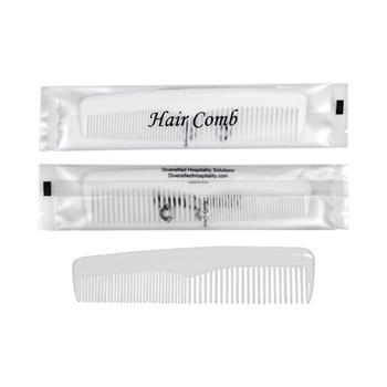 Diversified Hospitality Solutions Hair Comb, Frosted Sachet Wrapped, Premium Quality Comb, 500/CS