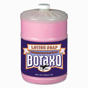 Boraxo Liquid Lotion Soap, Pink, Floral Fragrance, 1gal Bottle, 4/Carton
