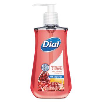 Dial Antimicrobial Liquid Soap, 7 1/2 oz Pump Bottle, Pomegranate &amp; Tangerine