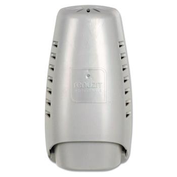 Renuzit Wall Mount Air Freshener Dispenser, 3 21/32 x 3 1/4 x 7 1/4, Silver