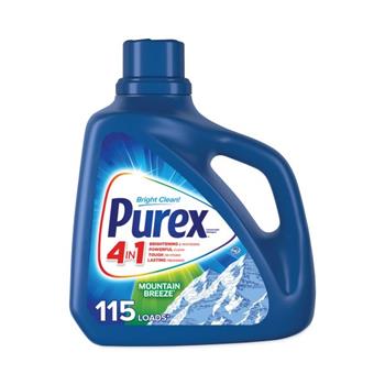 PUREX Concentrate Liquid Laundry Detergent, Mountain Breeze, 150 oz Bottle, 4/Carton