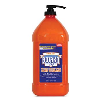 Boraxo Orange Heavy Duty Hand Cleaner, 3 Liter Pump Bottle, 4/Carton
