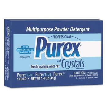 PUREX Ultra Concentrated Powder Detergent, 1.4oz Box, Vend Pack, 156/Carton