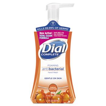 Dial Complete Antibacterial Foaming Hand Soap, Sea Berries, 7.5 oz. Pump Bottle