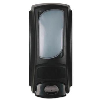 Dial Eco Smart Flex Amenity Dispenser for 15 oz Refills, 4 x 3.1 x 7.9, Black, 6/Carton