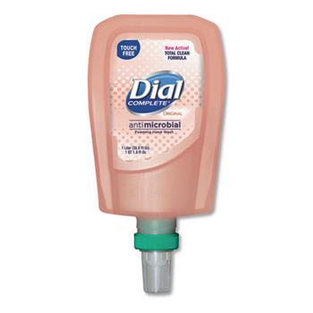 Dial Professional Antimicrobial Foaming Hand Wash, Original, 1 L, 3/Carton
