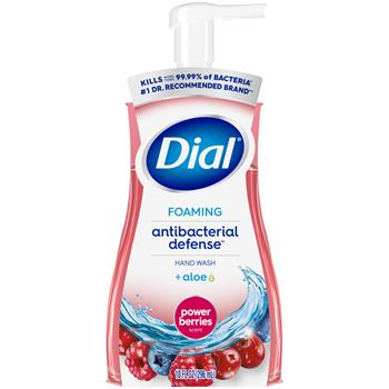 Dial Antibacterial Foaming Hand Wash, Power Berriest Scent, 10 oz/Bottle, 8 Bottles/Carton