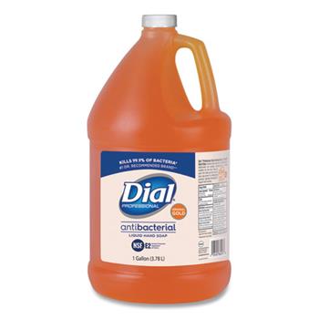 Dial&#174; Professional Gold Antimicrobial Soap, Floral Fragrance, 1 gal. Bottle, 4/Carton