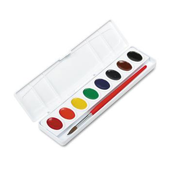 Prang Professional Watercolors, 8 Assorted Colors,Oval Pans