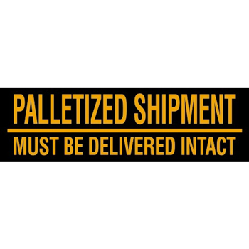 W.B. Mason Co. Labels, Palletized Shipment- Must Be Delivered Intact, 3 in x 10 in, Fluorescent Orange, 500/Roll