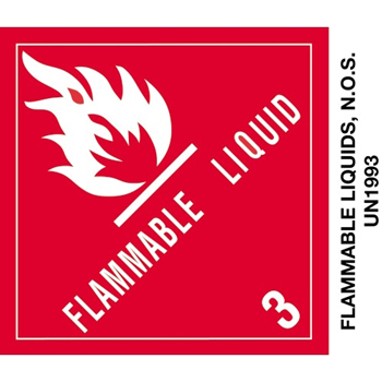 Tape Logic&#174; Labels, Flammable Liquids, N.O.S., 4&quot; x 4 3/4&quot;, 500/RL
