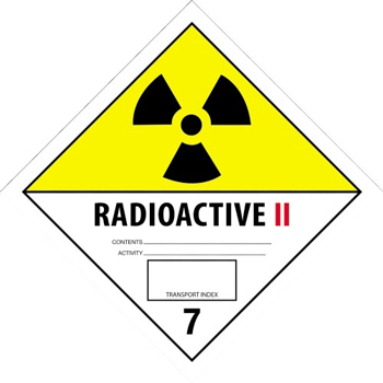 W.B. Mason Co. Labels, Radioactive II, 4 in x 4 in, Black/White/Yellow, 500/Roll
