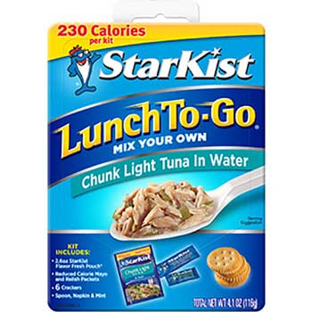 StarKist Lunch To-Go&#174; Chunk Light Tuna Kit, 2.6 oz., 12/CS