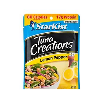 StarKist Tuna Creations, Lemon Pepper, 2.6 oz, 24 Packs/Case
