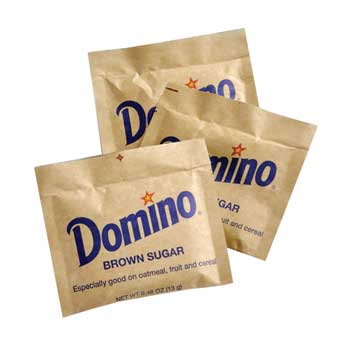 Domino&#174; Brown Sugar Packets, 125/CS