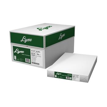 Lynx Opaque Ultra Smooth Text Paper, 80 lb, 11&quot; x 17&quot;, White, 2000 Sheets/Carton