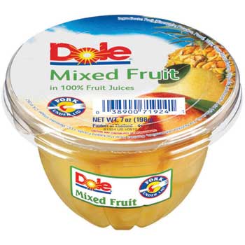 Dole Mixed Fruit Cup, 7 oz., 12/CS