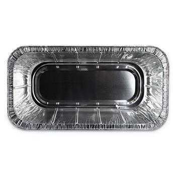 Durable Packaging Aluminum Steam Table Pans, 80 oz, Silver, 100/Carton