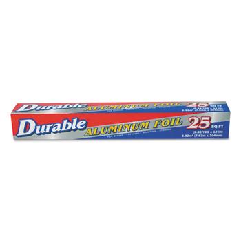 Durable Packaging Aluminum Foil Roll, 25&#39; L x 12&quot; W, 35/Carton