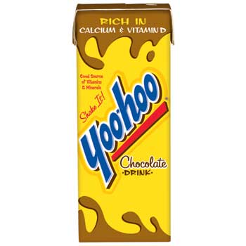 Yoo-hoo Shelf Stable Chocolate Milk, 6.5 oz. Boxes, 32/CS