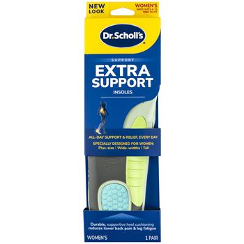 Dr. Scholl&#39;s Extra Support Insoles for Women, Size 6-11, 1 Pair