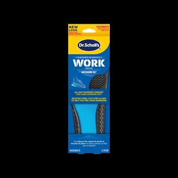Dr. Scholl&#39;s Work All-Day Superior Comfort Insoles with Massaging Gel, Women&#39;s Size 6-10, 1 Pair