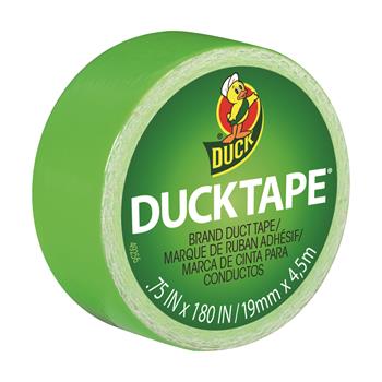 Duck Ducklings DuckTape, 9 mil, 3/4&quot; x 180&quot;, Lime