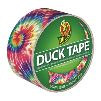 9 mil Love Tie Dye DUC283268 Colored Duct Tape 1.88" x 10 yds 3" Core