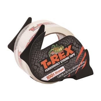 T-REX Packaging Tape, 1.88&quot; x 35 yds, Crystal Clear