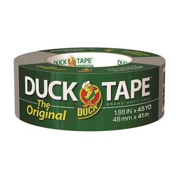 Duck Brand Duct Tape, 1.88&quot; x 45yds, 3&quot; Core, Gray