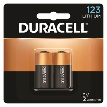 Duracell&#174; 123 3V Lithium Battery, 2/PK