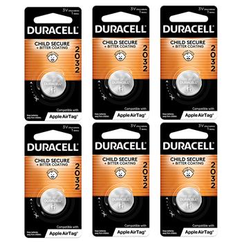 Duracell 2032 3V Lithium Coin Battery, 6/Box
