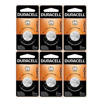 Duracell&#174; 2032 3V Lithium Coin Battery, 6/Box