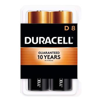 Duracell&#174; Coppertop D Alkaline Batteries, 8/PK