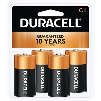Duracell&#174; Coppertop&#174; C Alkaline Batteries, 4/PK