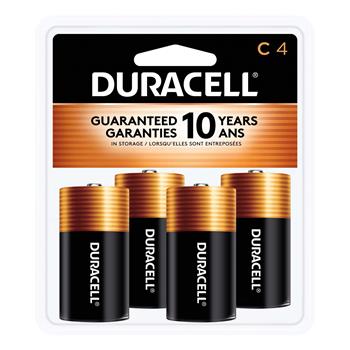 Duracell&#174; Coppertop C Alkaline Batteries, 4/Pack