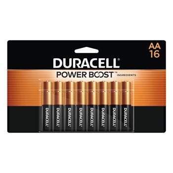 Duracell Coppertop AA Alkaline Batteries, 16/Pack