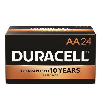 Duracell&#174; Coppertop AA Alkaline Batteries, 24/BX