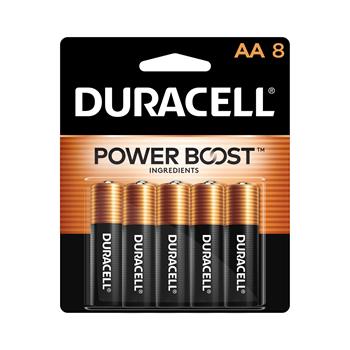 Duracell&#174; Coppertop AA Alkaline Batteries, 8/Pack