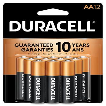 Duracell&#174; Coppertop AA Alkaline Batteries, 12/PK