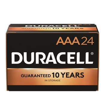 Duracell&#174; Coppertop AAA Alkaline Batteries, 24/BX
