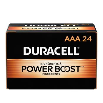 Duracell Coppertop AAA Alkaline Batteries, 24/Box
