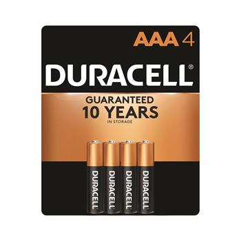 Duracell&#174; Coppertop AAA Alkaline Batteries, 4/PK