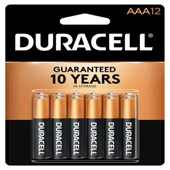 Duracell&#174; Coppertop AAA Alkaline Batteries, 12/PK